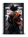  Goku Anime character Wire Bound Spiral Printed Notebook