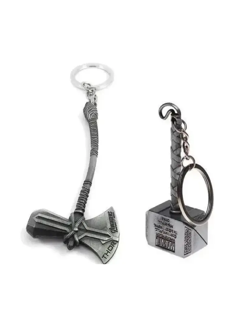 Infinity war Stormbreaker Axe-Hammer Metal Keychain 