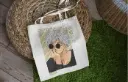 Jujutsu Kaisen Anime Featuring Gojo Satoru printed White Tote Bag