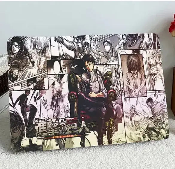 Anime Laptop Skin for Asus Lenovo Dell HP Apple Laptop Upto 16 Inch HD Printed Vinyl Captain Levi Laptop Stickers for All Laptops | Attack on Titan Laptop Skin