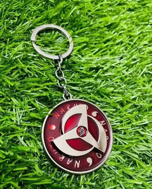 Naruto Rotating Metal Keychain