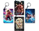 (Pack of 4) Luffy Anime Keychain Set