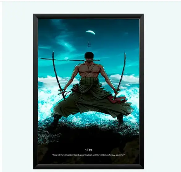 One Piece Anime Cartoon Photo Frame 5X7 Inch Size Photo