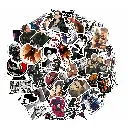 Pack of 50 Attack On Titan Anime Aesthetic Vinyl Stickers