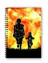 Naruto And Jiraiya The Beginning Wire Bound Spiral Printed Notebook