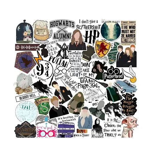 HARRY POTTER (PACK OF 50+) STICKERS