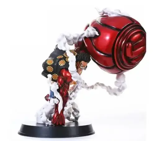  Premium One Piece Anime Monkey D Luffy Gear 4 Action Figure [25 cm] 