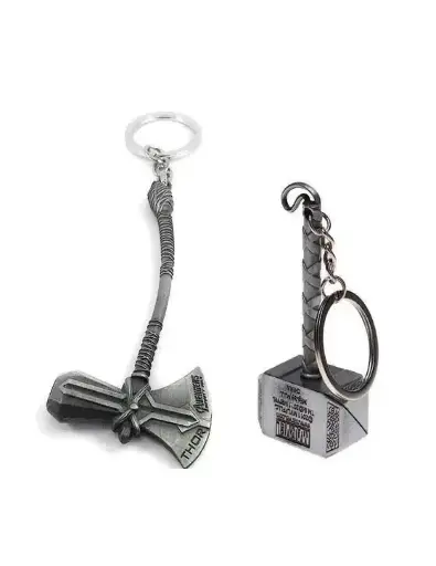 Infinity war Stormbreaker Axe-Hammer Metal Keychain 
