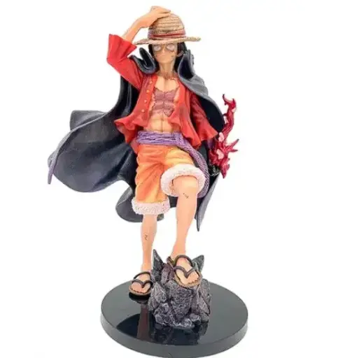 One Piece Monkey D Luffy With Straw Hat Action Figure 25 Cms Anime Figurine 