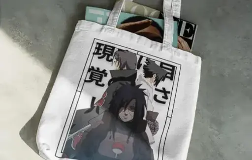 Anime Tote Bag Madara Uchiha