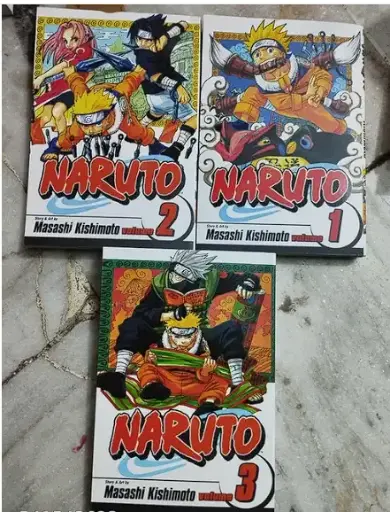 NARUTO MANGA COMICS VOLUME1,2 AND 3