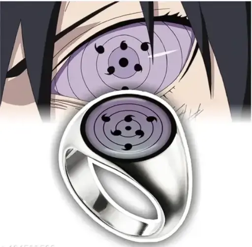 Anime Naruto Rinnegan Eye Premium Ring