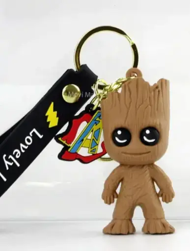 Groot Superhero 3d Keychain 