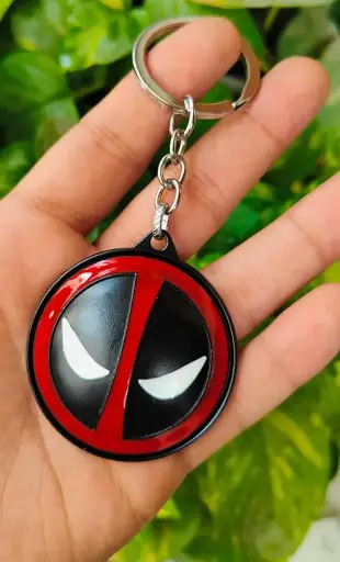 Deadpool Spinner 360°Rotating Keychain Spinner Keyring