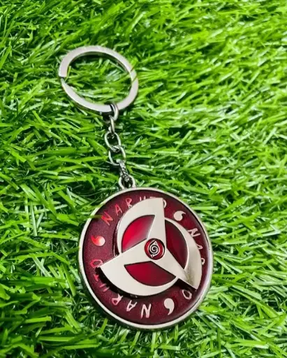 Naruto Rotating Metal Keychain