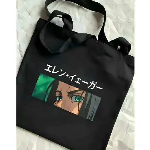 EREN BLACK TOTE BAG