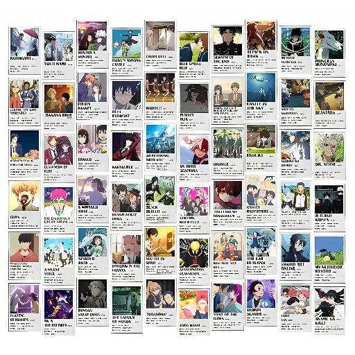 SET OF ANIME MINI POSTERS 60+