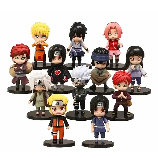 12pcs Naruto Mini Action Figures